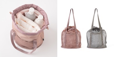 Francfrancが販売している「メッシュ スパバッグ」