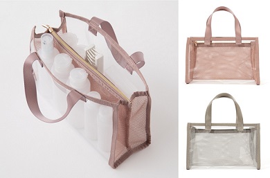 Francfrancが販売している「クリア スパバッグ」