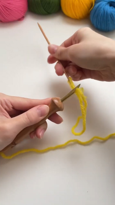 パンチニードルでニコちゃん作成