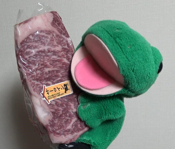 パペットマペット うしくん 無口 サーロイン 加工 ブラックジョーク