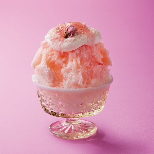 天然水の削り氷 桜もちみるく・小盛