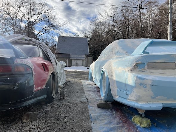 シルビア S14 模型 手作り 原寸大