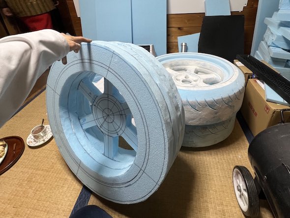 シルビア S14 模型 手作り 原寸大