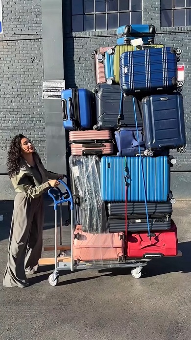 男女の荷造りの違いを極端に表した動画