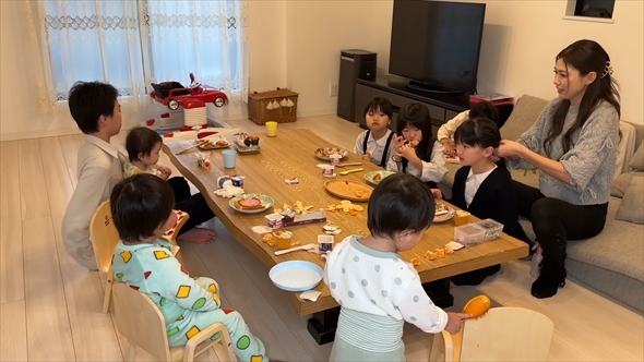 「なかよしだいかぞく」“12人家族のママ”のモーニングルーティーン