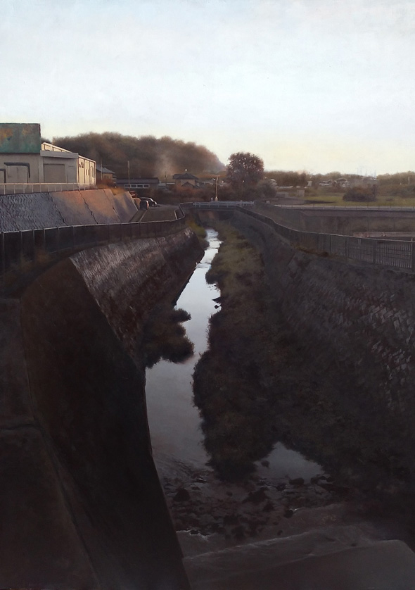 渾身 ドブ川 作品 絵画 アート 画家 1年がかり 油絵