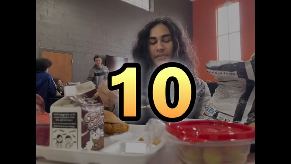 日本のお弁当を食べるアメリカのお友達