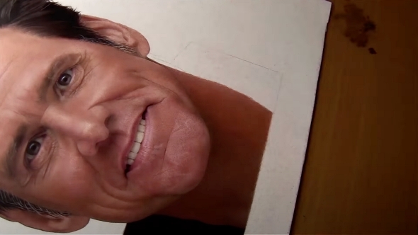 超写実主義 リアルな絵 ジム・キャリー