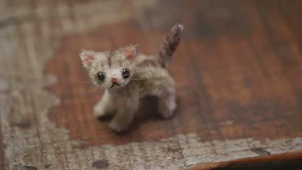 モールで作る子猫の制作工程