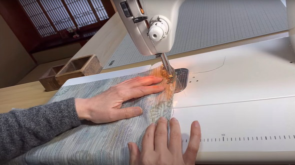 着物をワンピースにリメーク