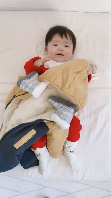 北海道の冬の外出着