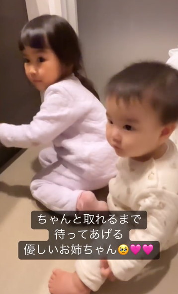 お姉ちゃんのお手伝いする妹