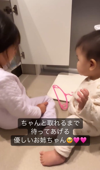 お姉ちゃんのお手伝いする妹