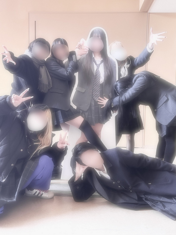 卒業式は等身大パネルで