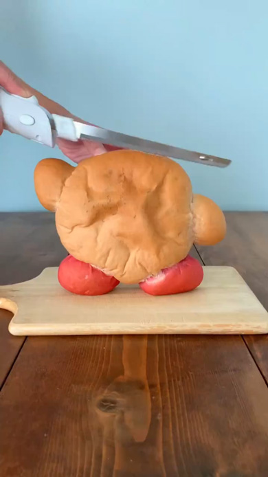 カービィ パン 切ったら 断面 電動パン切り包丁