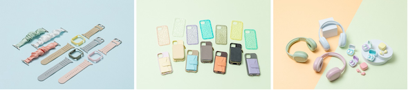 スマートウォッチ用アイテム、スマホケース各種、ワイヤレスイヤホン・ヘッドセット