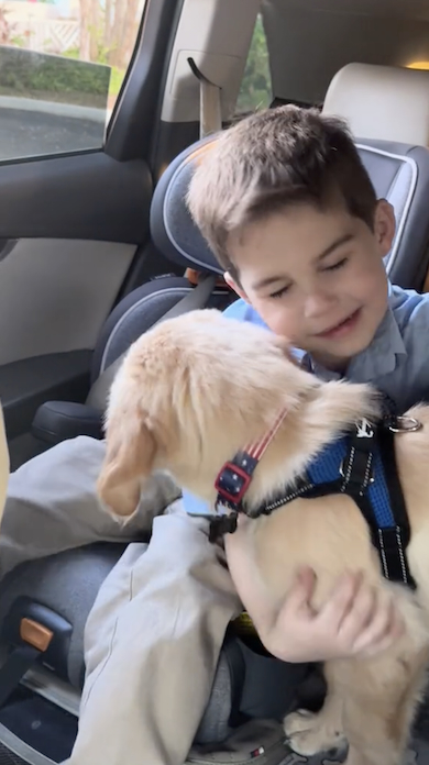 再会してうれしそう