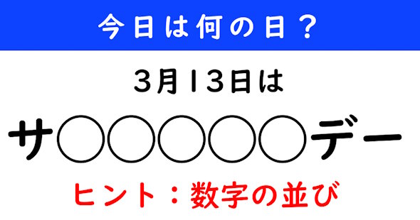 今日は何の日