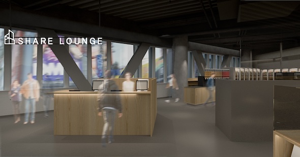 SHIBUYA TSUTAYAのSHARE LOUNGE