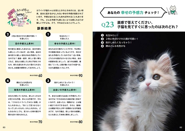 猫の写真から自分の内面が分かる『猫田博士の心理テスト』の第23問