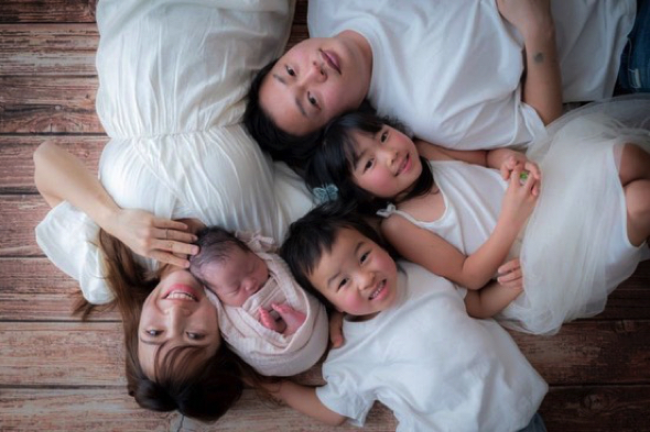 すてきな家族写真