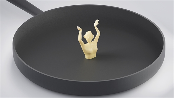 バター　アイデア　シンクロナイズド