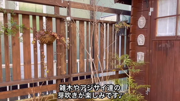 庭の生活感を目隠しするDIY