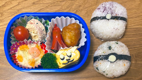 不器用なパパが作ったキャラ弁