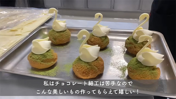 チョコレート細工は苦手なので