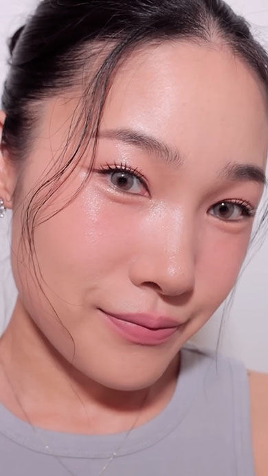 15分手抜きメイク・メイク後