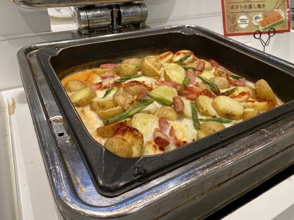 ポテトの蒸し焼き