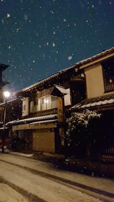 川越 小江戸 雪