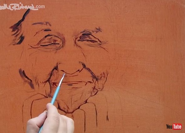 アート 絵画 タイムラプス