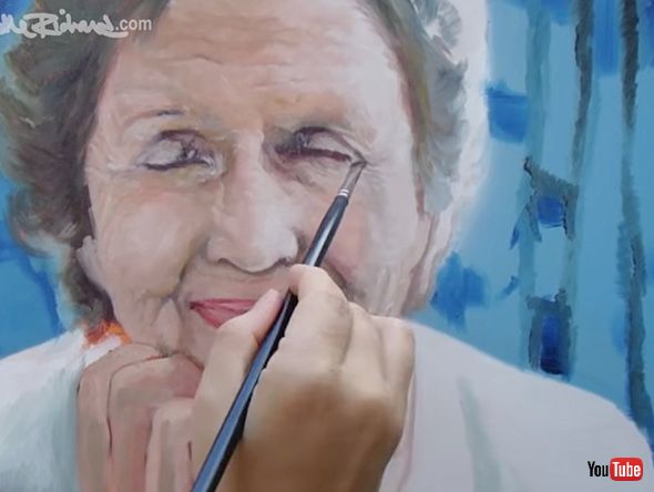 アート 絵画 タイムラプス