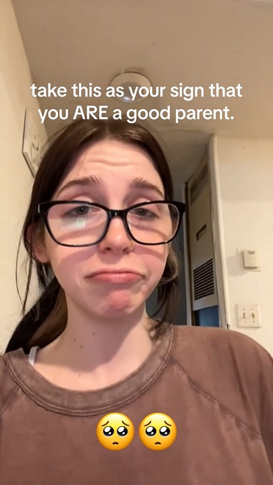 冗談で自分は悪い母親だと言ったら娘に訂正されたママ