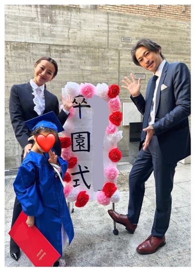 窪塚洋介の娘の卒業式