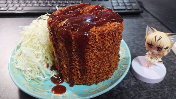 分厚いハムカツ01