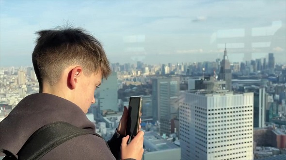 スペインから初来日した家族に東京案内