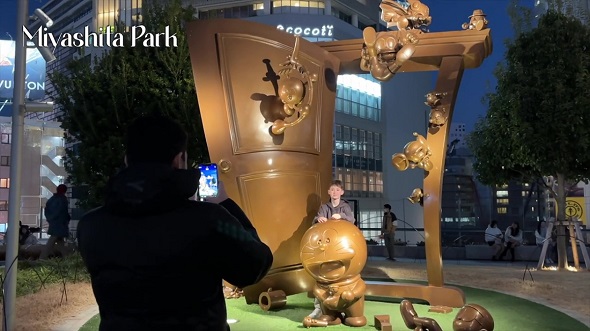 スペインから初来日した家族に東京案内