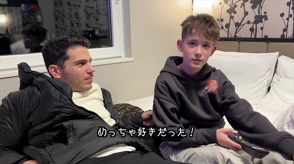 スペインから初来日した家族に東京案内