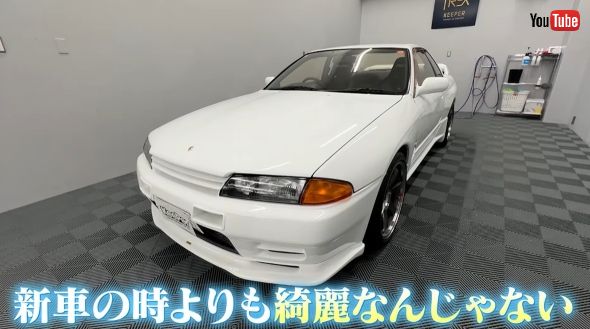 愛車R32 GT-RをKeeperコーティングするヒロミ