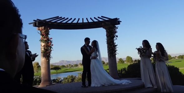 挙式は無事に終了