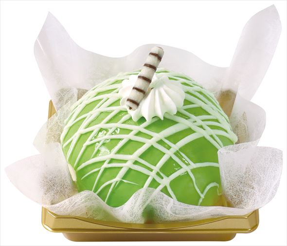 まるでらいでんメロンなケーキ