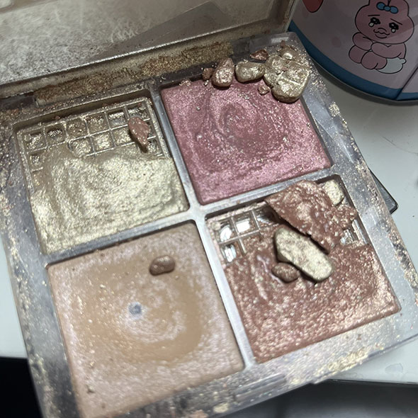 使い込んだディオールのコスメ