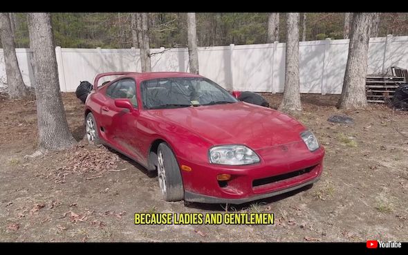 スープラ 80 洗車