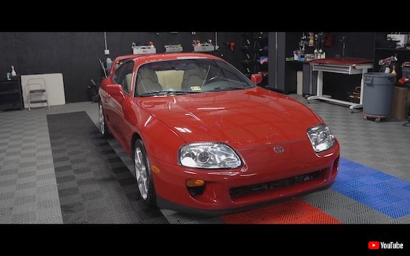 スープラ 80 洗車