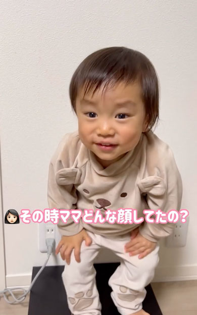 顔真似と方言がかわいい2歳娘