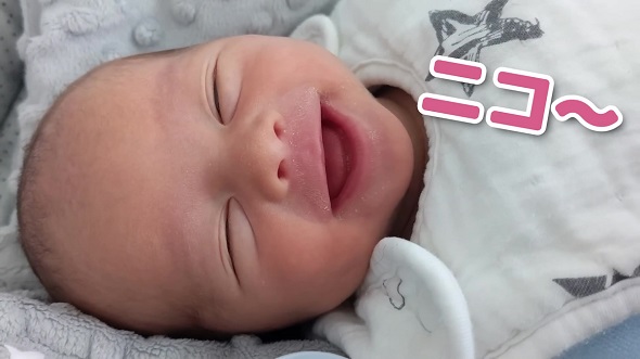 フランス人夫との間に誕生した赤ちゃん