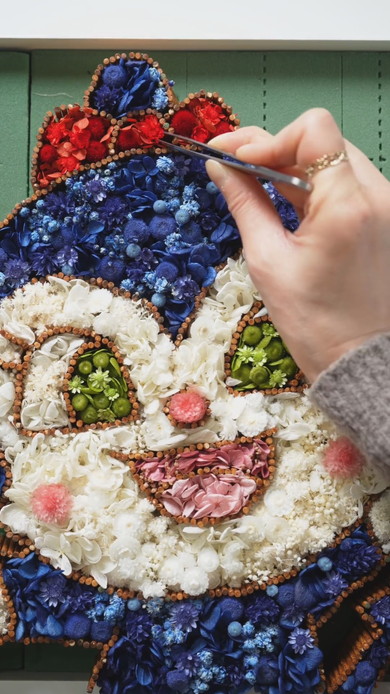 フラワーアートのコキンちゃん作成動画