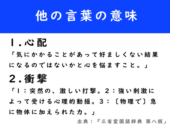 他の言葉の意味